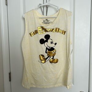 Mickey Mouse Disney tank NWT L